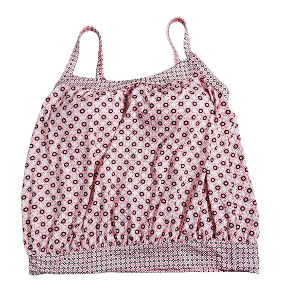 Lands End Blouson Tankini Top 16W - Picture 1 of 8